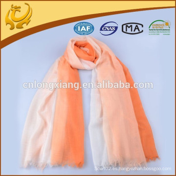 Última moda a medida de diseño cachemir bufandas, color liso bufanda mantón para las mujeres